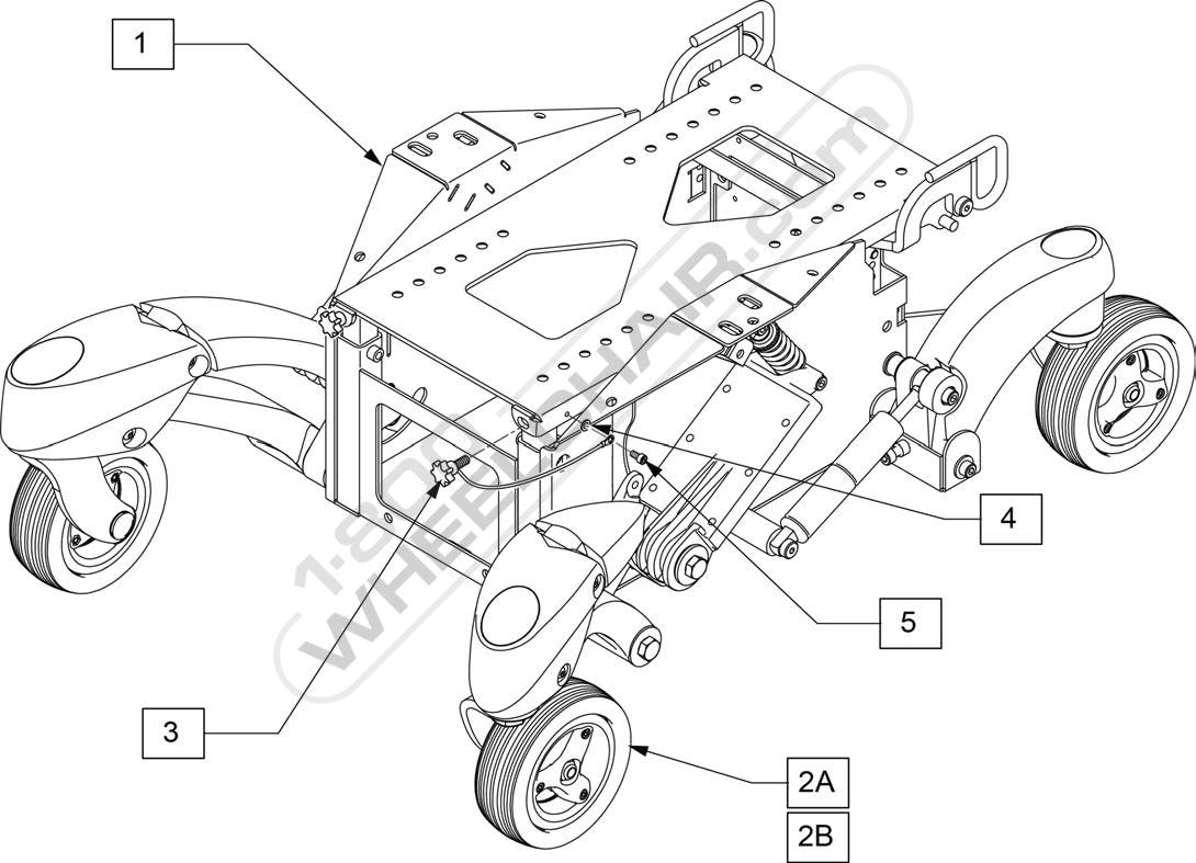 Chasis Assembly QmSeries After S/N Prefix Qm710A, Qm715A & Qm720A