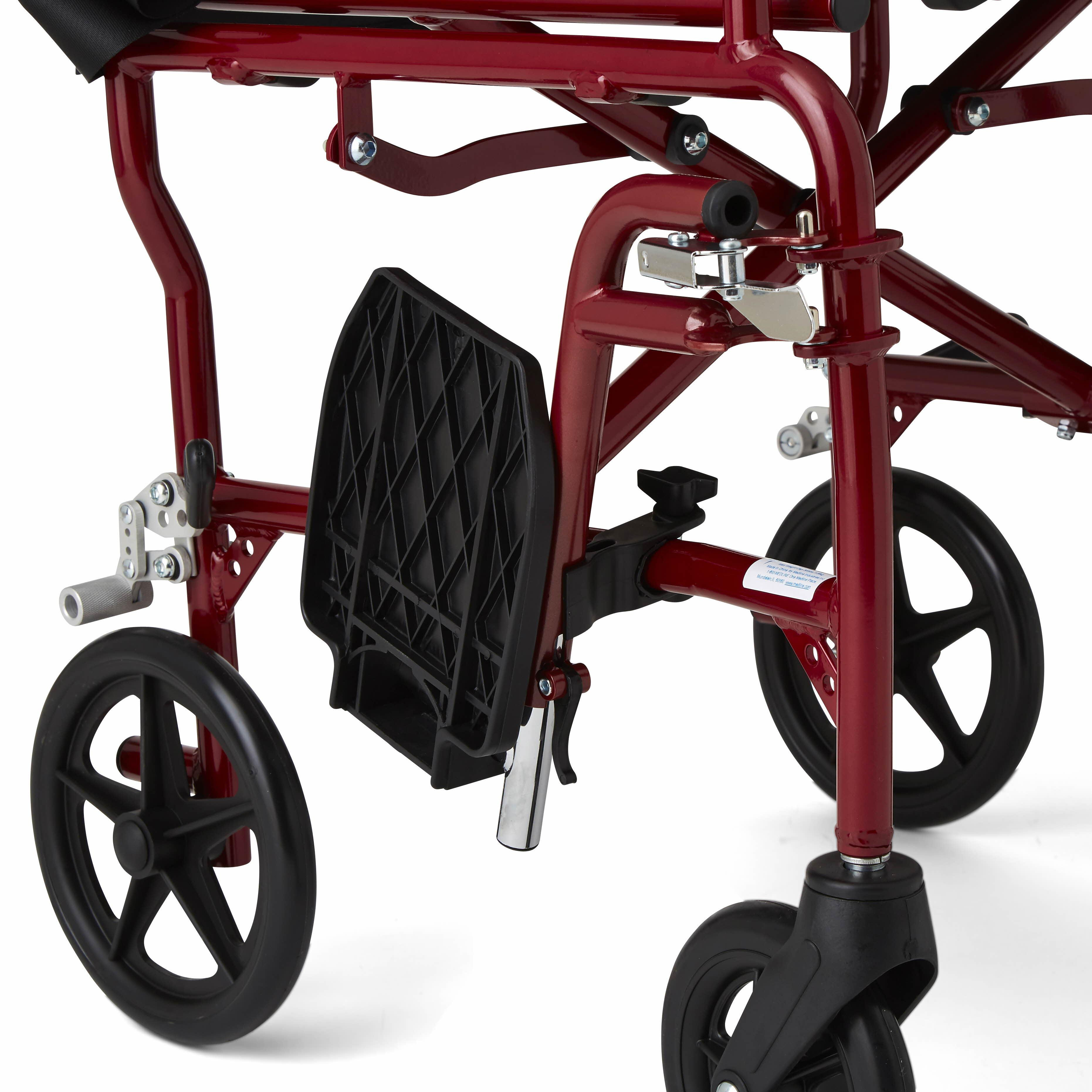 Medline Ultralight Transport Wheelchair | 1800wheelchair.com