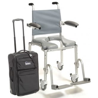 Multichair Folding Travel Shower Commode Chair