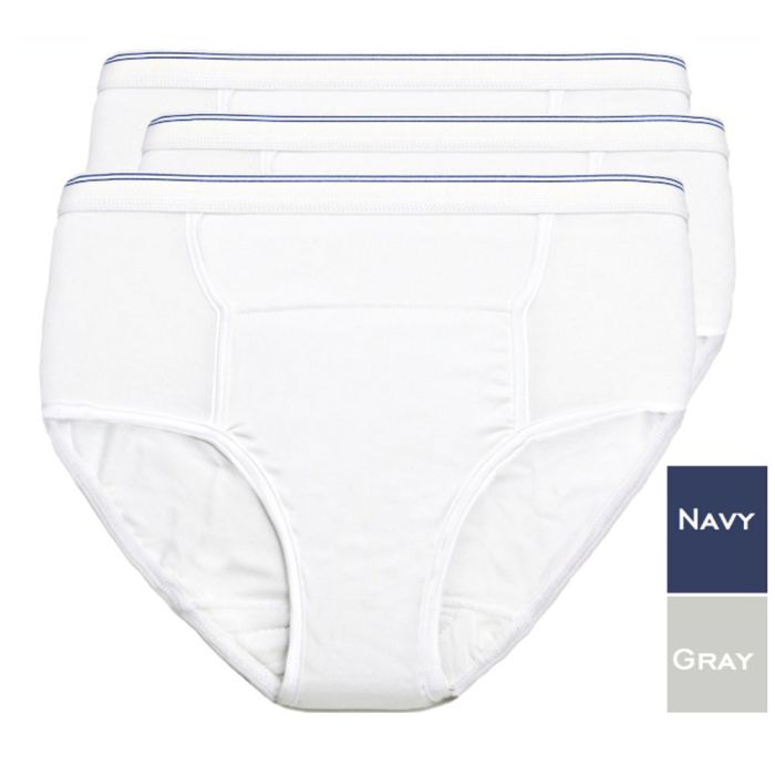Men's Assorted Colors Reusable Incontinence Brief