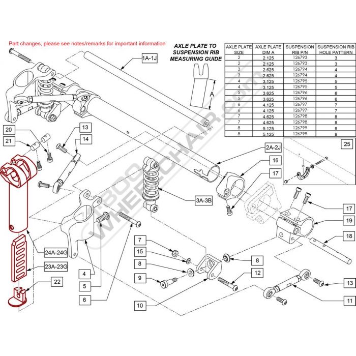 Rear Suspension Axle Bracket