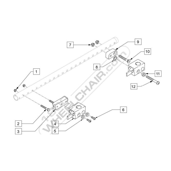 Dual Post Flip Back Armrest Receiver