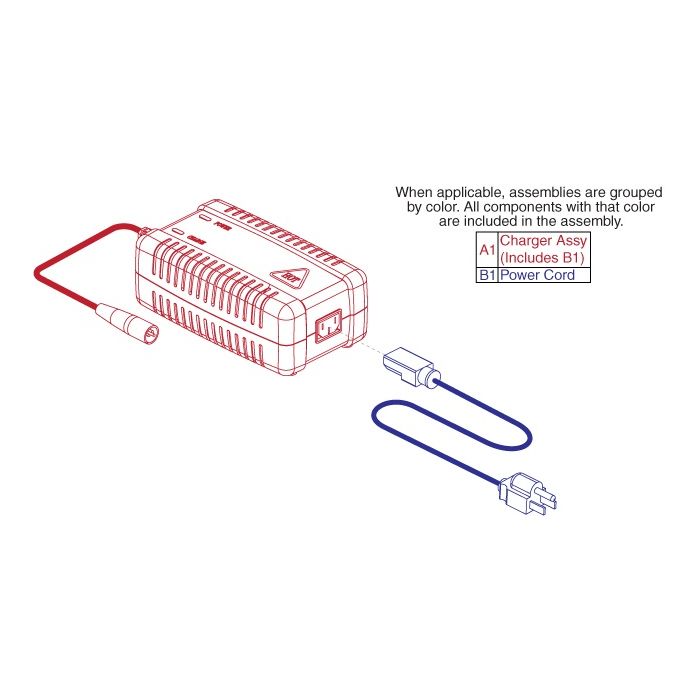 Battery Charger For Jazzy 600 ES 1800Wheelchair   J600escharger 